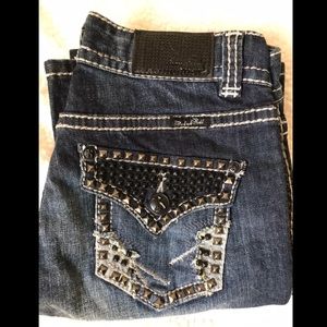 Rock & Roll Cowgirl Embellished Jeans